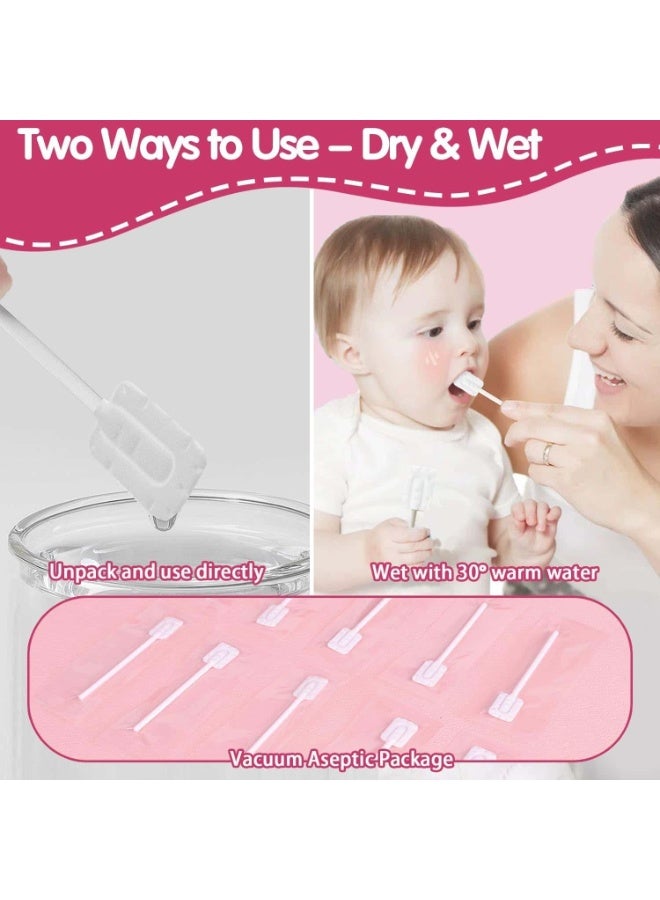 Mitoy 30 Pcs Tongue Cleaner for Newborns, Disposable Oral Cleaning Stick, Soft Gauze Toothbrush for Babies and Toddlers 0-3 Years Old - Image 4